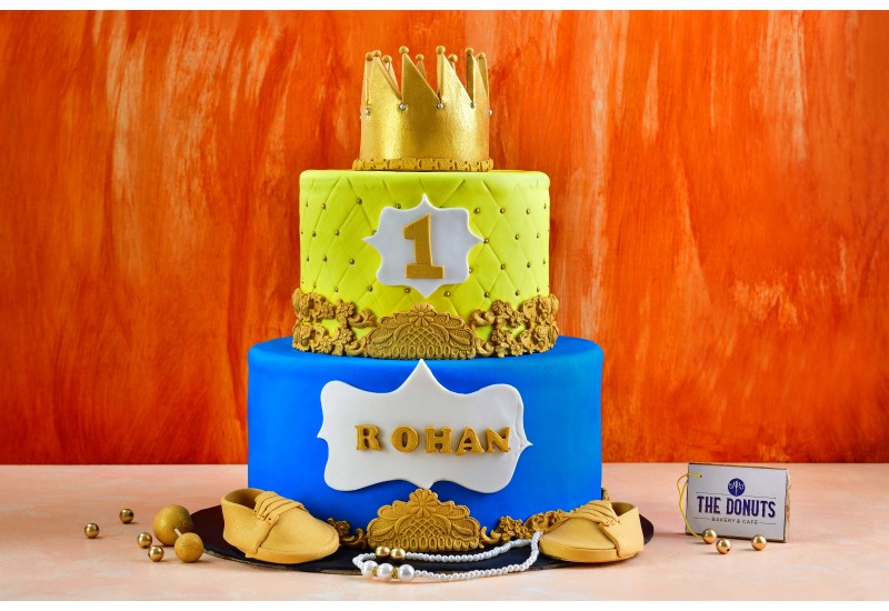 Happy 1st Birthday Prince Blue Crown Edible Cake Topper Image ABPID008 – A  Birthday Place